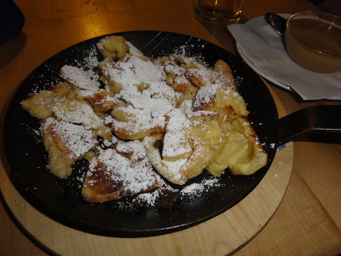 Arnoweg: Am Ingolstädter Haus lässt man den Abend am besten mit Kaiserschmarrn ausklingen