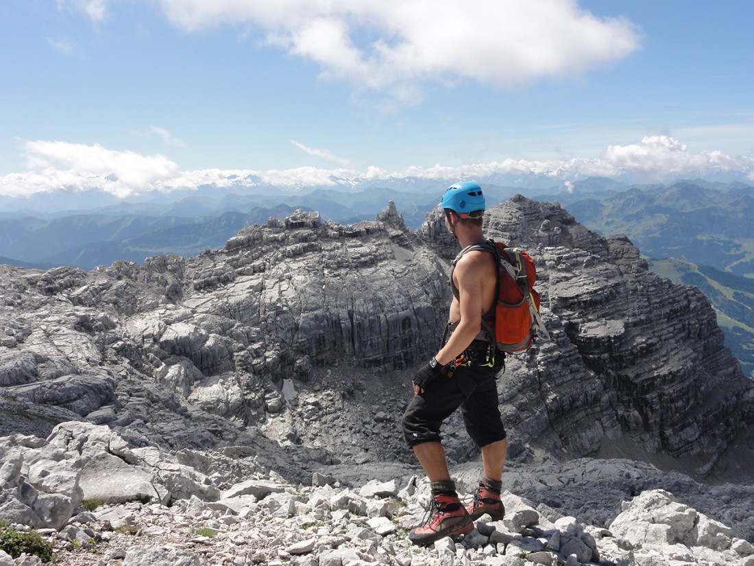 Arnoweg: Blick Richtung Westen und Tirol