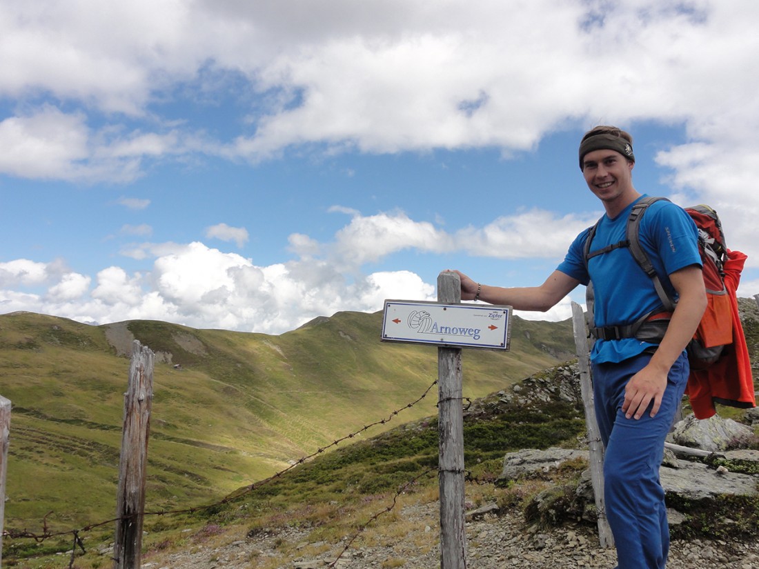 Arnoweg: Entlang des Pinzgauer Spaziergangs ist der Arnoweg gut markiert.