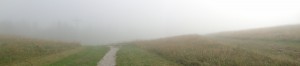 Arnoweg: Der Aufstieg auf die Schmittenhöhe bot aufgrund des Nebels eine ganz besondere Stimmung.