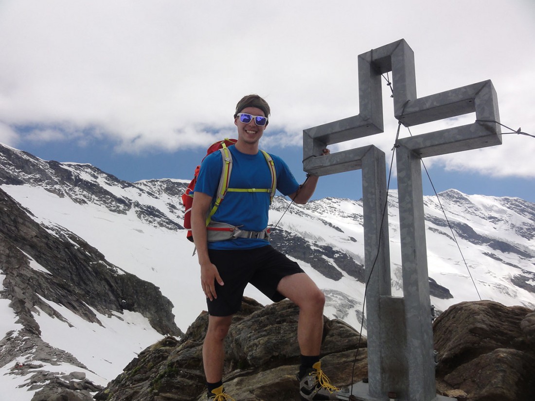 Arnoweg: Am Gipfel des Gamsspitzl (2888 m)