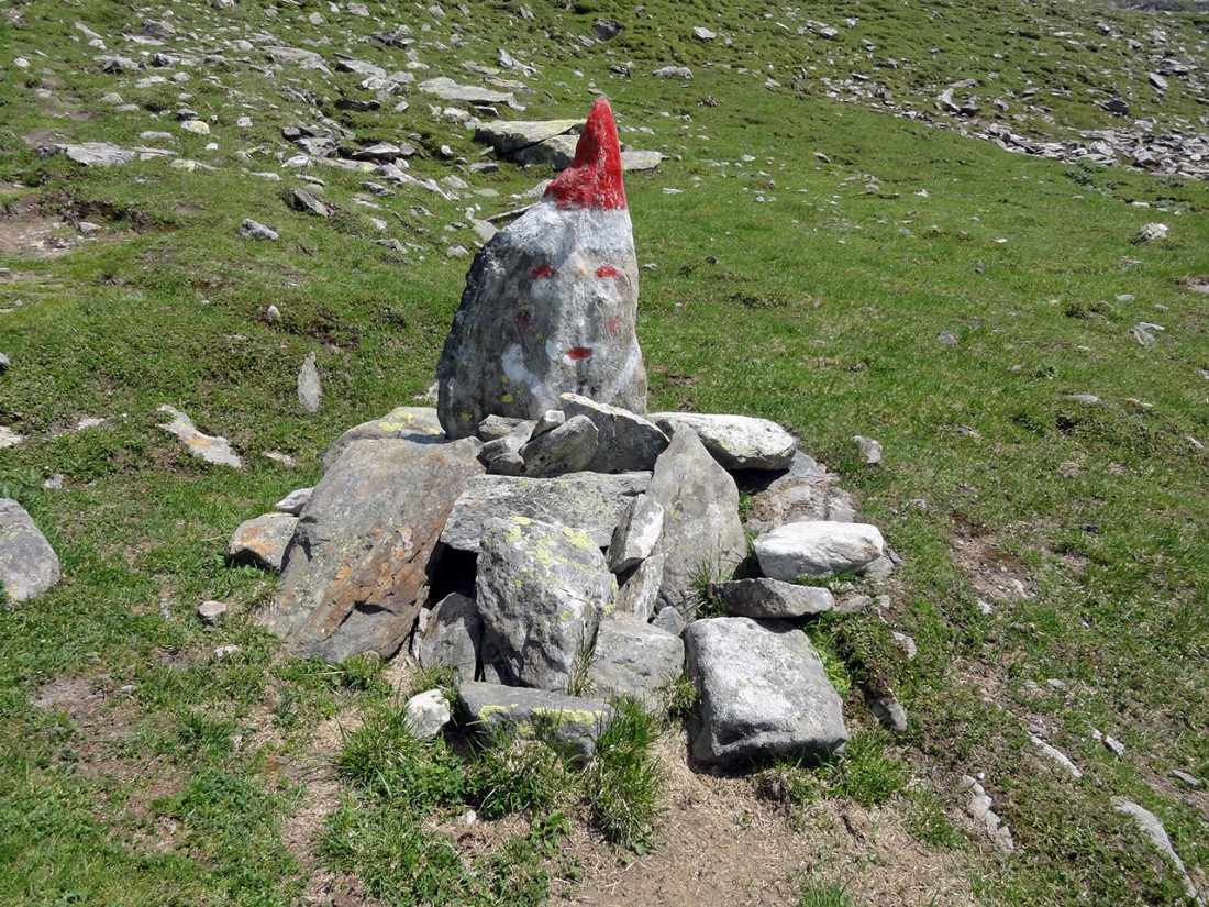 Arnoweg: Der Weihnachtsmann zeigt den Weg.