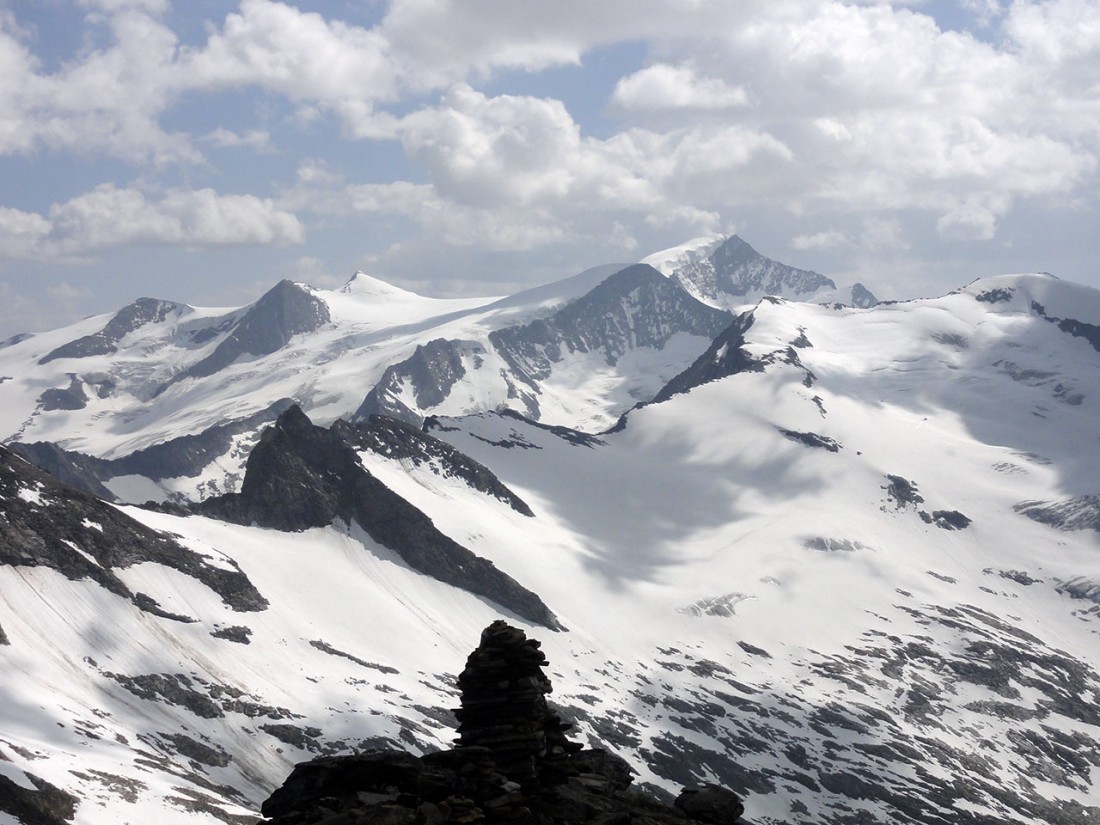 Arnoweg: Noch ein letzter Blick vor dem Abstieg Richtung Westen zum Großvenediger