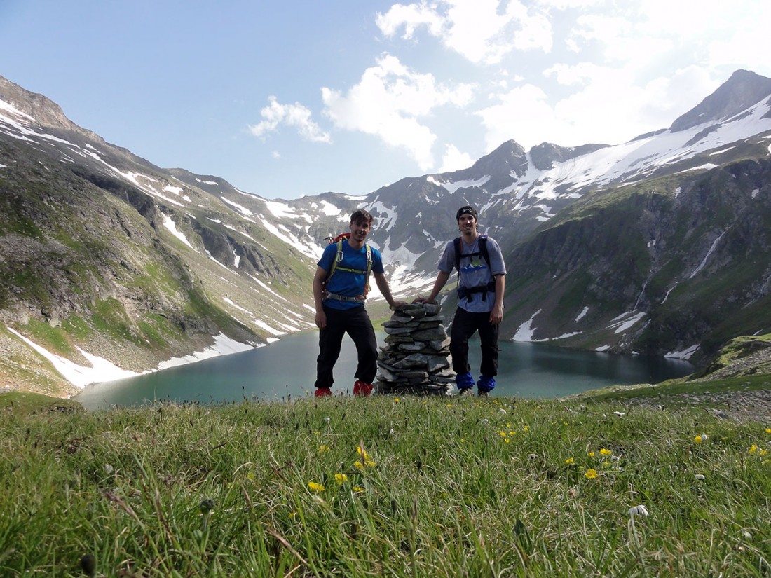 Arnoweg: Fast am Ziel freut man sich schon auf die Hütte.