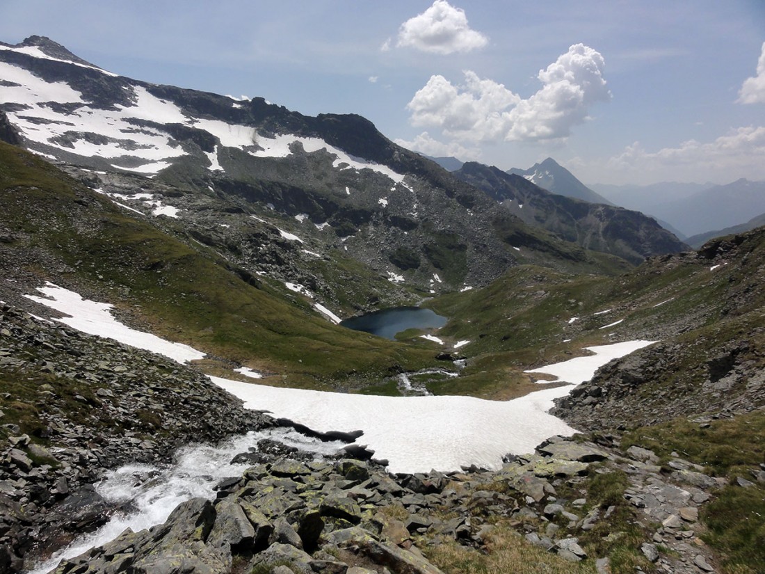 Arnoweg: Der Schwarzsee von oben
