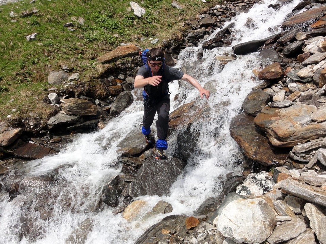 Arnoweg: Über das Hochkar Wintergasse geht es runter zum Speichersee Mooserboden.