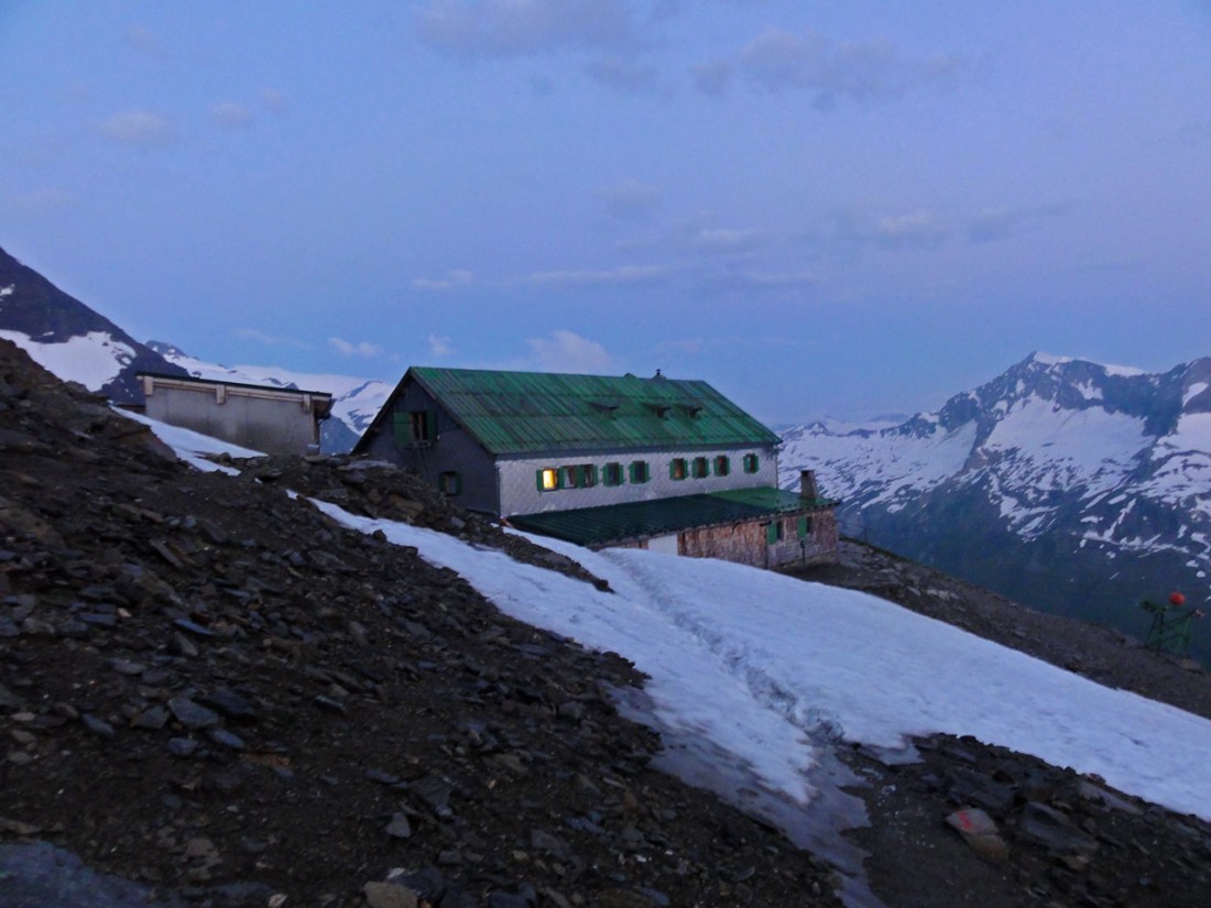 Arnoweg: Das Heinrich-Schwaiger-Haus am Großen Wiesbachhorn