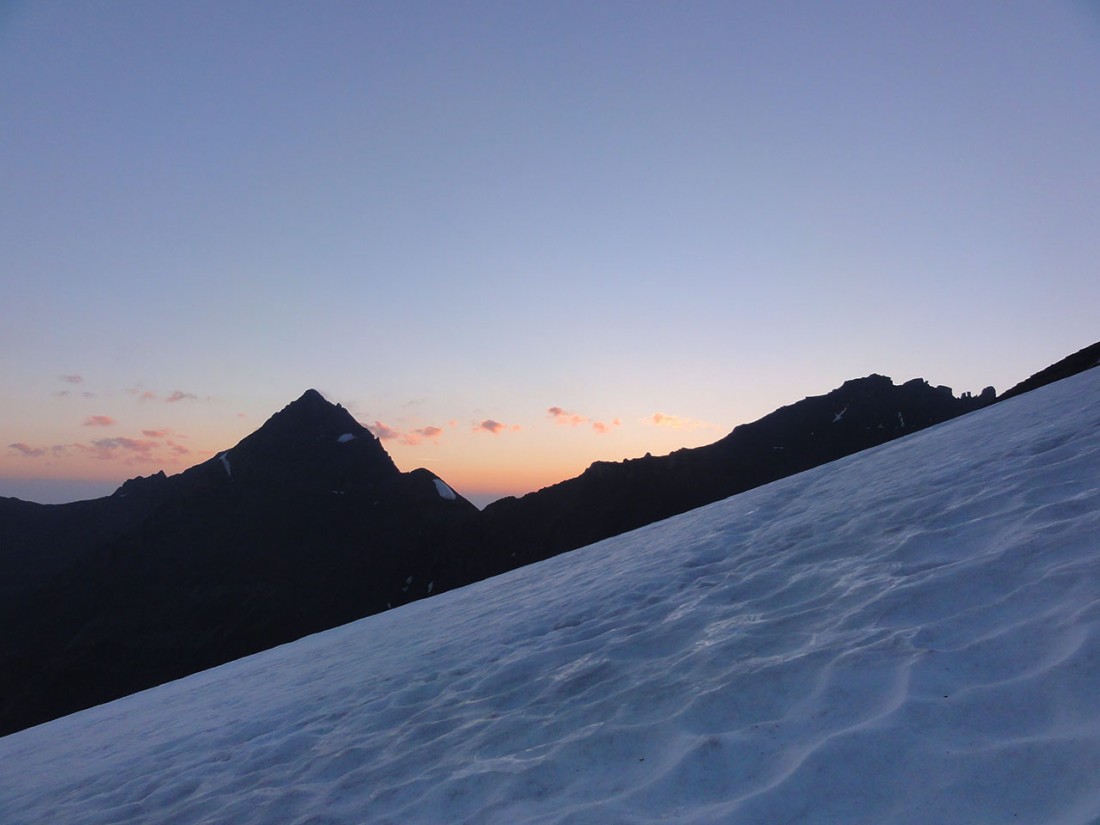 Arnoweg: Der Hohe Tenn (3368 m) im Norden