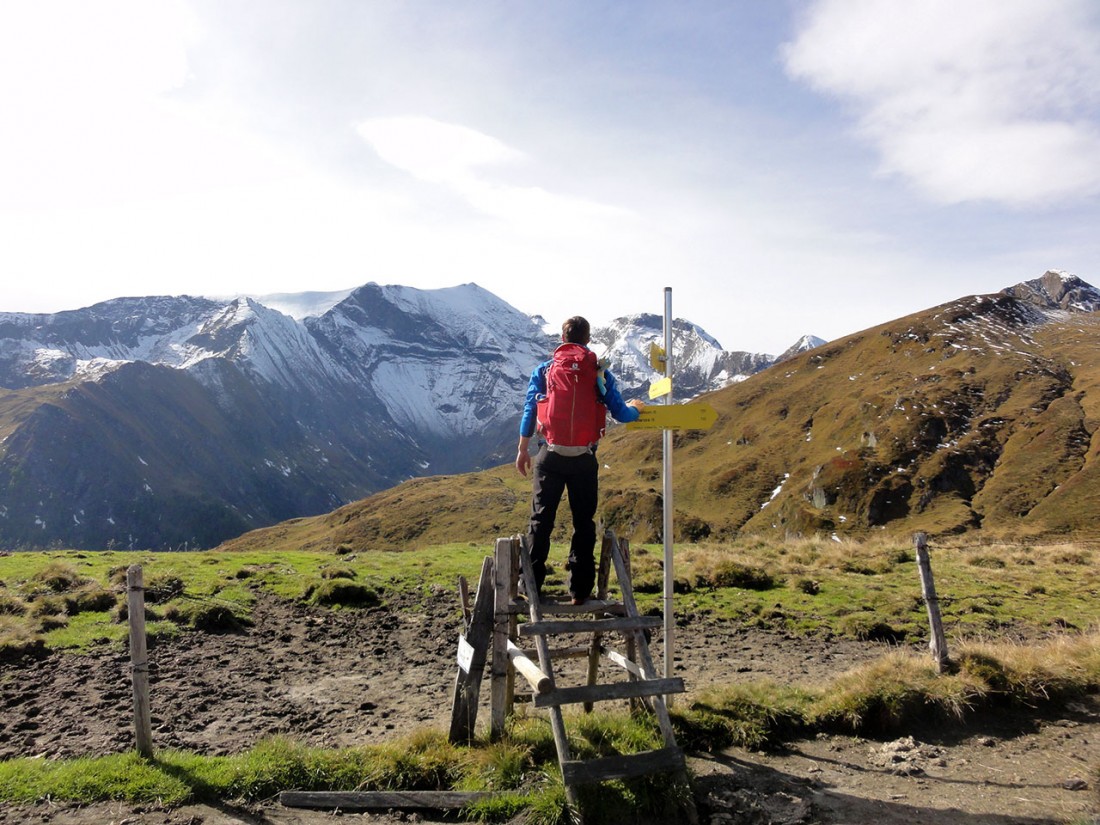 Arnoweg: Fest im Blick: der Hohe Tenn (3368 m)