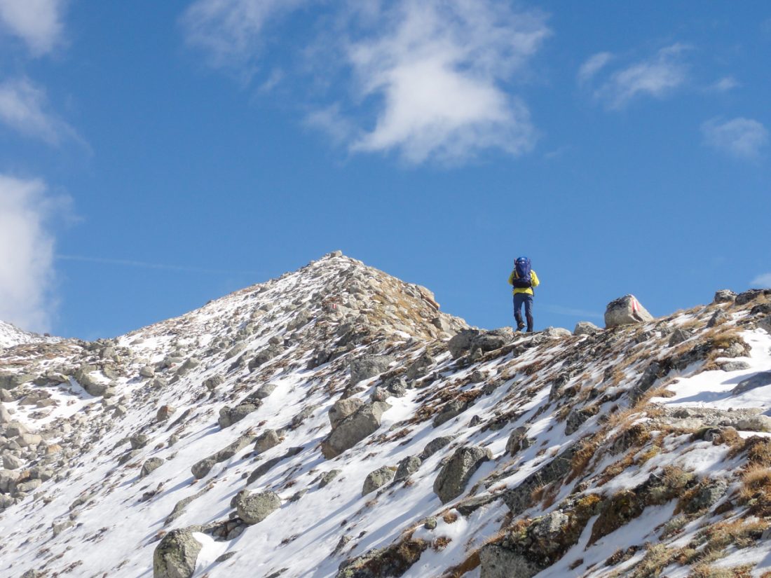 Arnoweg: Aufstieg zum Fleißkees auf dem Rücken einer Gletschermoräne