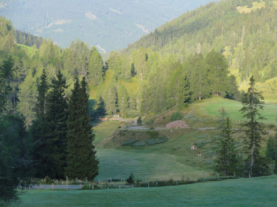 Arnoweg: Morgenstimmung bei der Neuen Bonner-Hütte