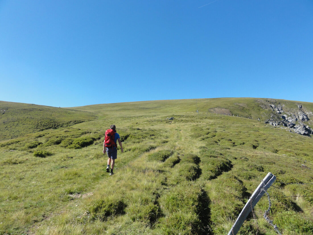 Arnoweg: Anstieg zur Schwarzwand (2214 m)