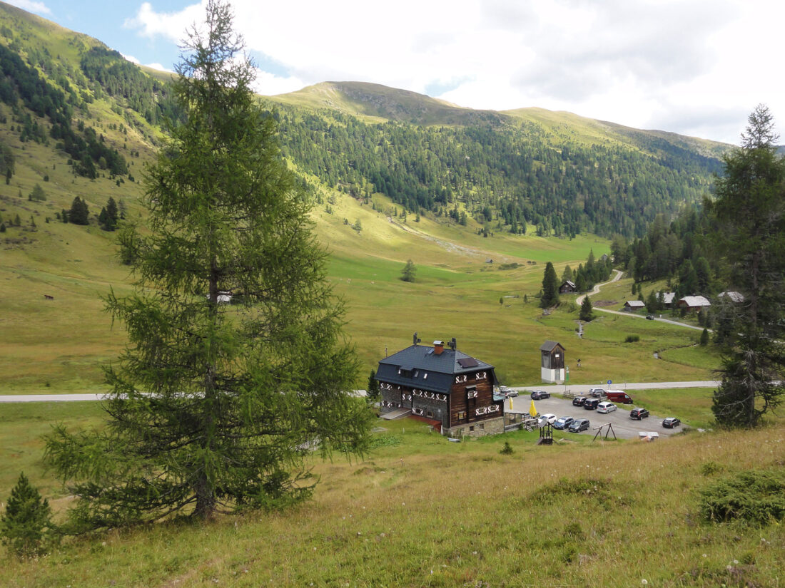 Arnoweg: mein Tagesziel: die Josef-Mehrl-Hütte am Schönfeld (1730 m)