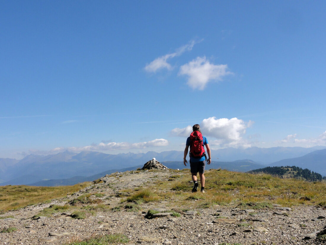 Arnoweg: Stoanamandl mit Blick Richtung Nordosten