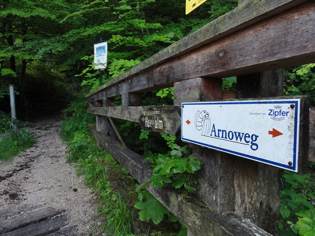 Arnoweg: Einstieg Richtung Doppler-Steig