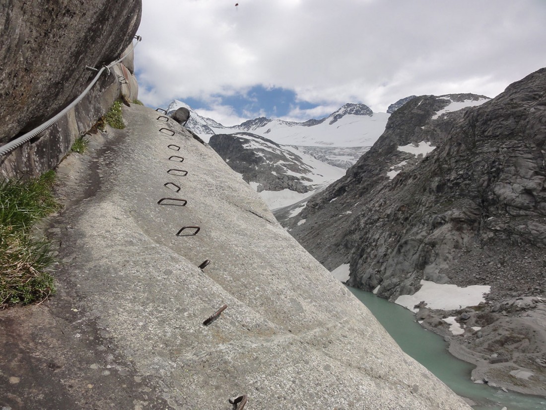 Arnoweg: Der neue Klettersteig auf die Kürsinger Hütte ist an Ausblicken kaum zu überbieten.